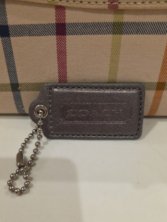 Coach Handbags - Coach Hamptons Archive Silver Metallic Hangtag 2.5×1.5 Approx